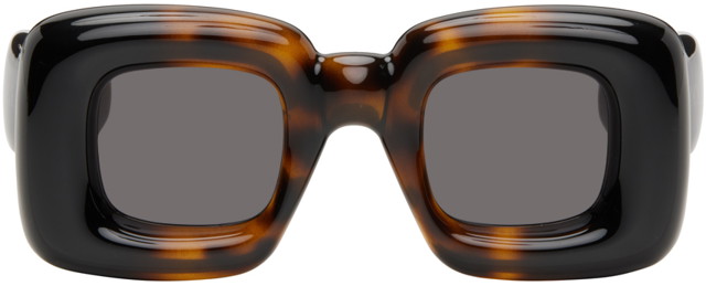 Napszemüveg Loewe Tortoiseshell Inflated Sunglasses Barna | LW40098I