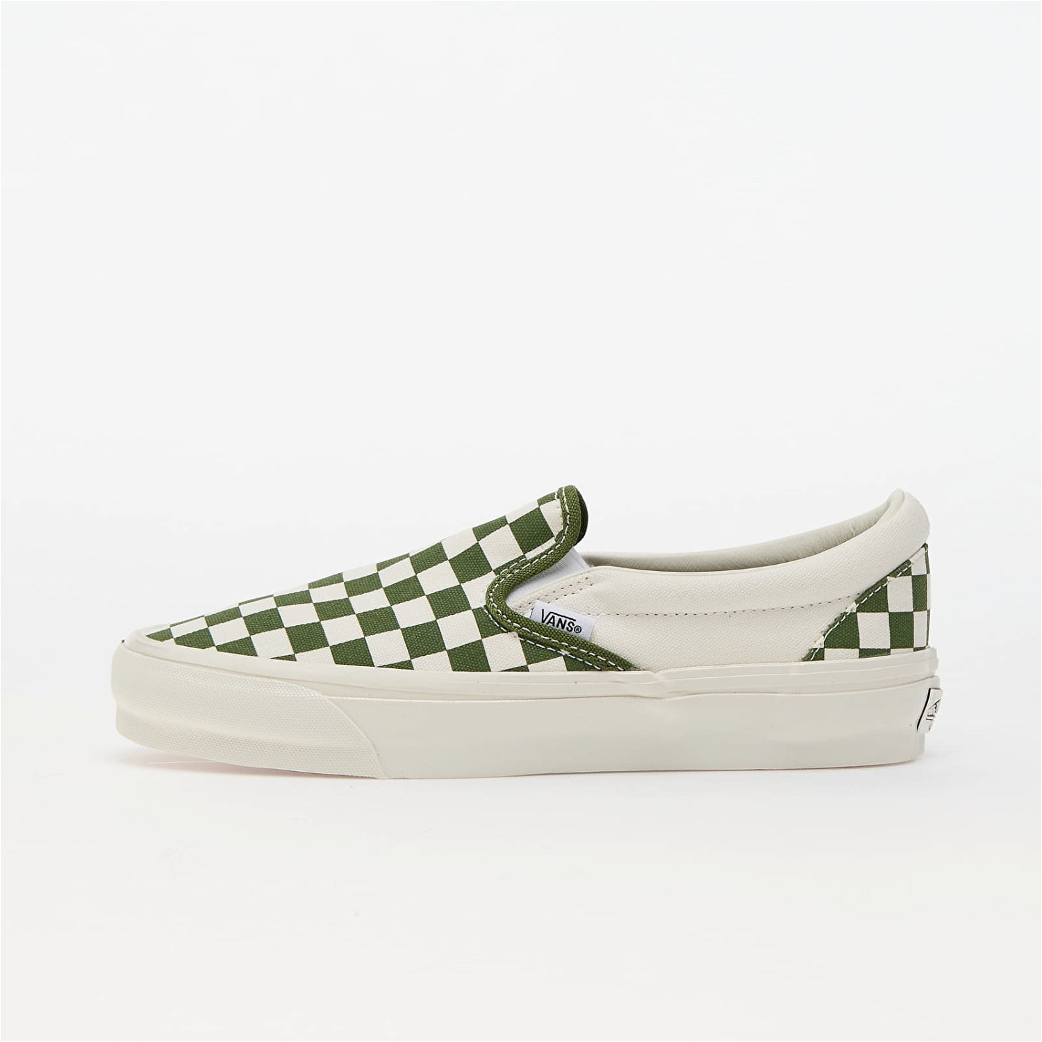 Sneakerek és cipők Vans Slip-On Reissue 98 LX Checkerboard Pesto Zöld | VN000CSECIB1, 0