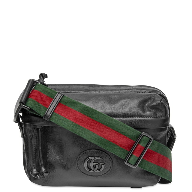 Tartozékok Gucci GG Logo Camera Bag Fekete | 725696-AABDE-1060