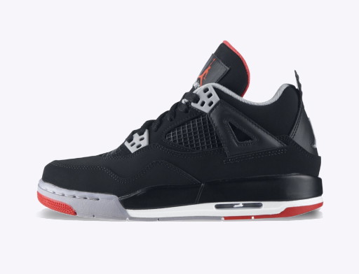 Sneakerek és cipők Jordan Air Jordan 4 Retro ''Bred'' 2012 GS Fekete | 408452 089