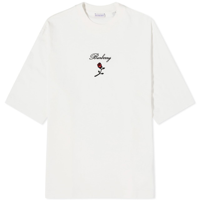 Póló Burberry Rose Logo T-Shirt Fehér | 8083728-B7264