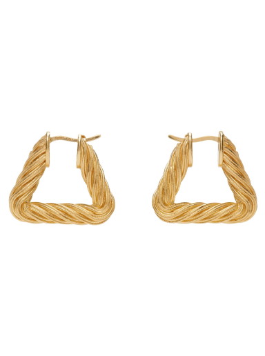 Fülbevaló Bottega Veneta Cord Earrings Bézs | 699459 VAHU0