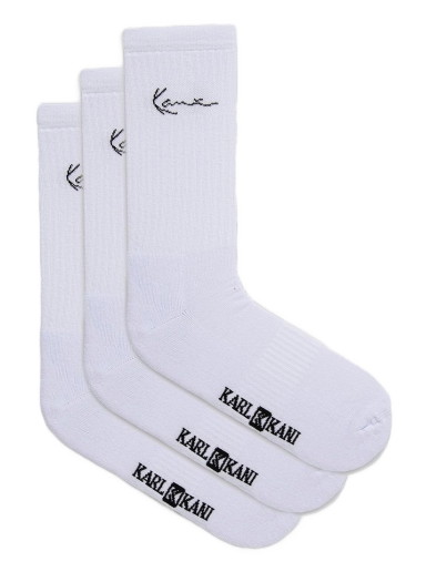 Zoknik és harisnyanadrágok Karl Kani Socks 3-pack Fehér | KASK01100201