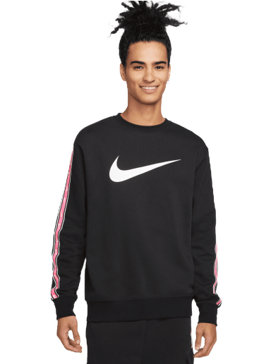 Sweatshirt Nike Sportswear Repeat Fleece Hoodie Fekete | DX2029-013