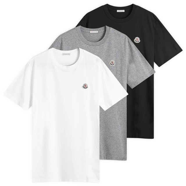 Póló Moncler Logo T-Shirt - 3-Pack Többszínű | 8C000-829H8-22-3P1