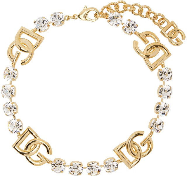 Nyakláncok és láncok Dolce & Gabbana Gold DG Choker Fémes | WNO4S6 W1111