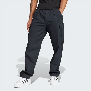 Oldalzsebes nadrágok adidas Originals Premium Essentials+ Cargo Pants Fekete | IR7737, 2