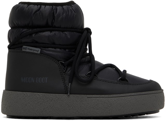 Sneakerek és cipők Moon Boot Black LTrack Low Boots Fekete | 24500800