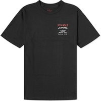 Póló Pleasures 555 x Biz Card T-Shirt Fekete | P23555007-BLACK, 1