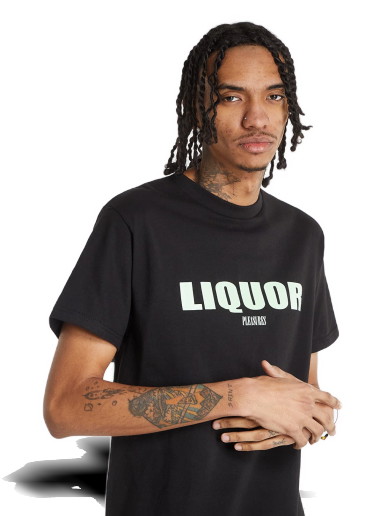 Póló Pleasures Liquor T-Shirt Fekete | P22SP048 Black