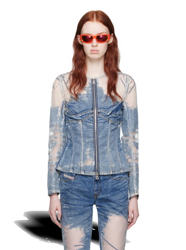 Dzsekik Diesel De-Milly-Fsd1 Denim Jacket Kék | A12556 068JH