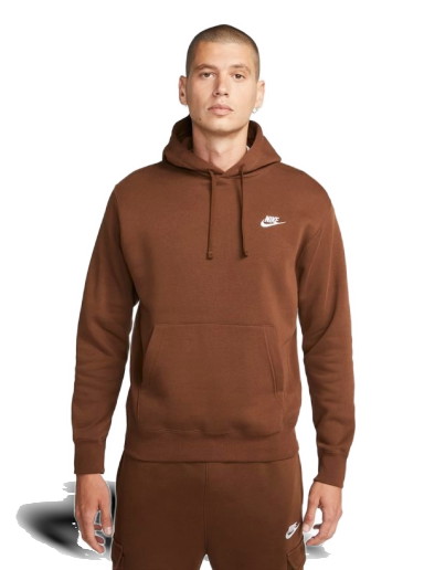 Sweatshirt Nike Sportswear Club Fleece Pullover Hoodie Barna | BV2654-259