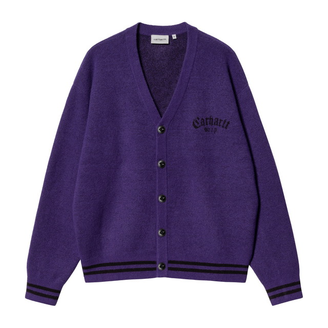 Pulóver Carhartt WIP Onyx Cardigan Orgona | I033561_1ZT_XX