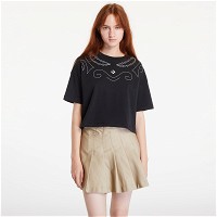 Proud To Be Oversized Cropped T-Shirt Black