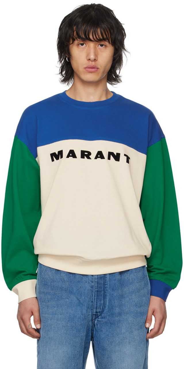 Sweatshirt ISABEL MARANT Aftone Sweatshirt Kék | 24PSW0047HA-B1M12H