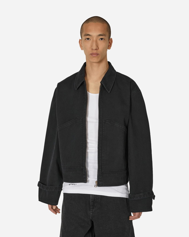 Dzsekik Stockholm (Surfboard) Club Logo Work Jacket Black Fekete | U3000001 1