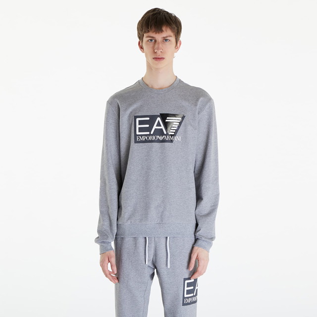 EA7 Felpa Medium Grey Melange