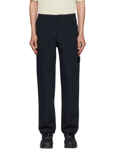 Nadrág Stone Island Patch Trousers Sötétkék | 7915306F2