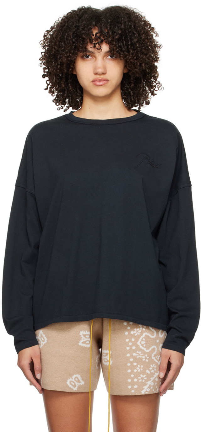 Embroidered Long Sleeve T-Shirt