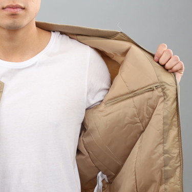 Bomber dzsekik Urban Classics Basic Bomber Bézs | tb861 beige, 3