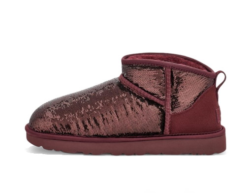 Sneakerek és cipők UGG Classic Ultra Mini Boot Mirror Ball "Wild Grape" W Burgundia | 1151616-WGRP