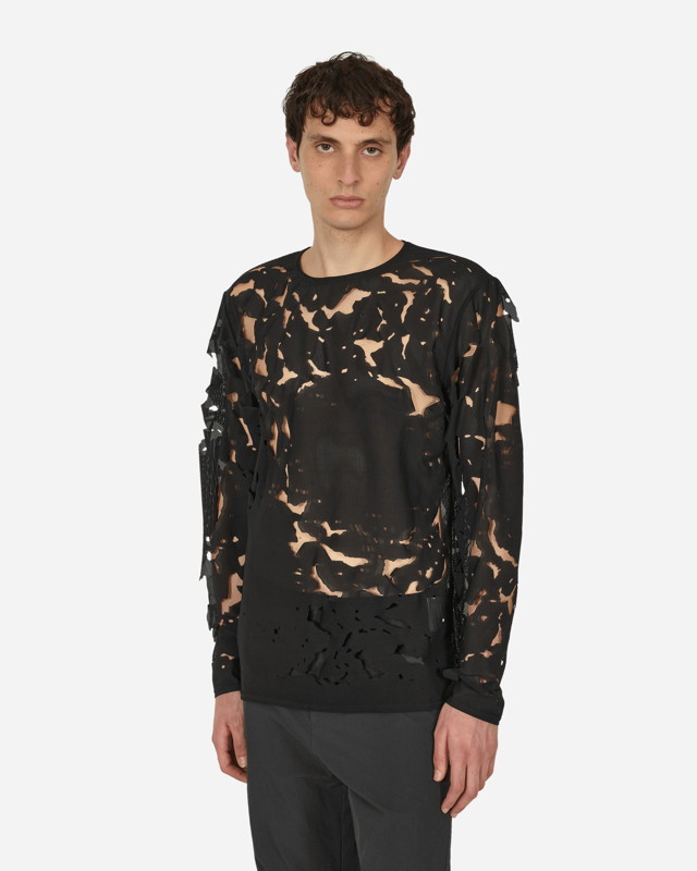 Póló Post Archive Faction (PAF) 6.0 Long Sleeve Tee Left Black Fekete | 60TLSLB  BLACK