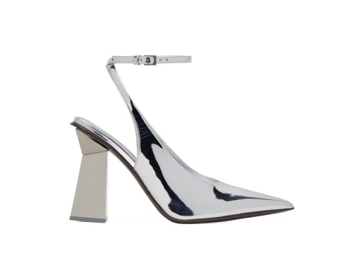 Garavani Silver One Stud Hyper Heels