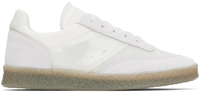Sneakerek és cipők Maison Margiela MM6 Court "White" Fehér | SH1WS0003 P6391