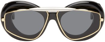 Loewe Black Wing Double Frame Sunglasses LW40120I 192337149955