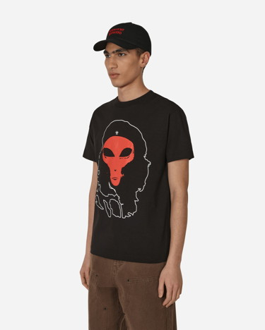 Póló Pleasures Alien T-Shirt Fekete | P22W057 BLACK, 4