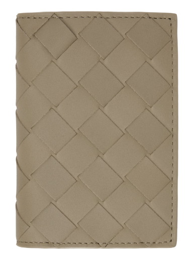 Pénztárca Bottega Veneta Flap Card Holder Bézs | 592619 VCPQ6