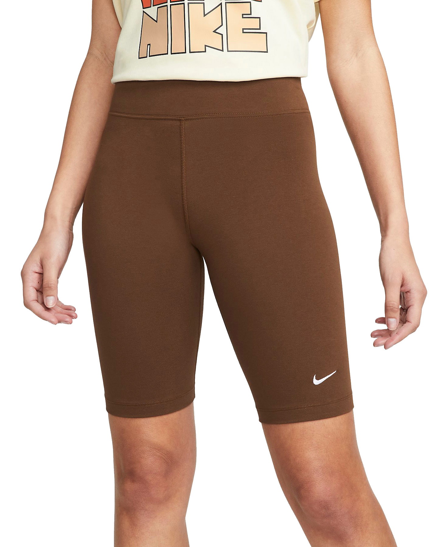 Rövidnadrág Nike Biker Shorts Sportswear Essential Barna | cz8526-259, 0
