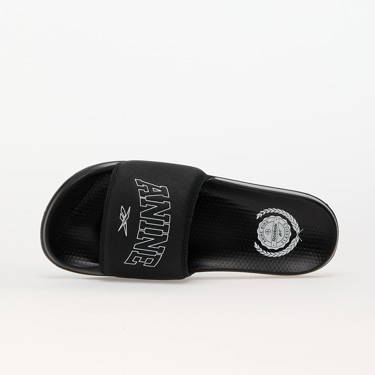 Sneakerek és cipők Reebok ANINE BING x Classic Slide LTD Black/ White/ Black Fekete | RMIC002C99LEA0011001, 2