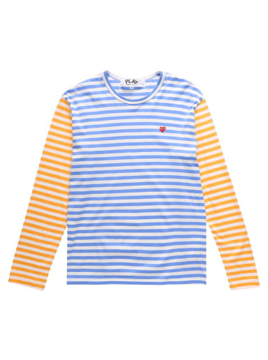 Póló Comme des Garçons PLAY Bi-Color Striped T-Shirt Többszínű | P1T318 1