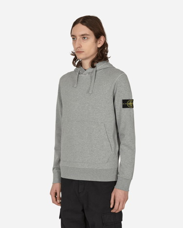 Sweatshirt Stone Island Garment Dyed Hooded Sweatshirt Szürke | MO101564151 A0M64, 4