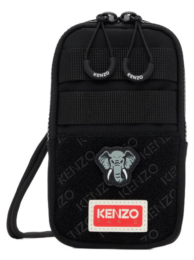 Kézitáskák KENZO Paris Jungle Phone Pouch Fekete | FD55PM208F30