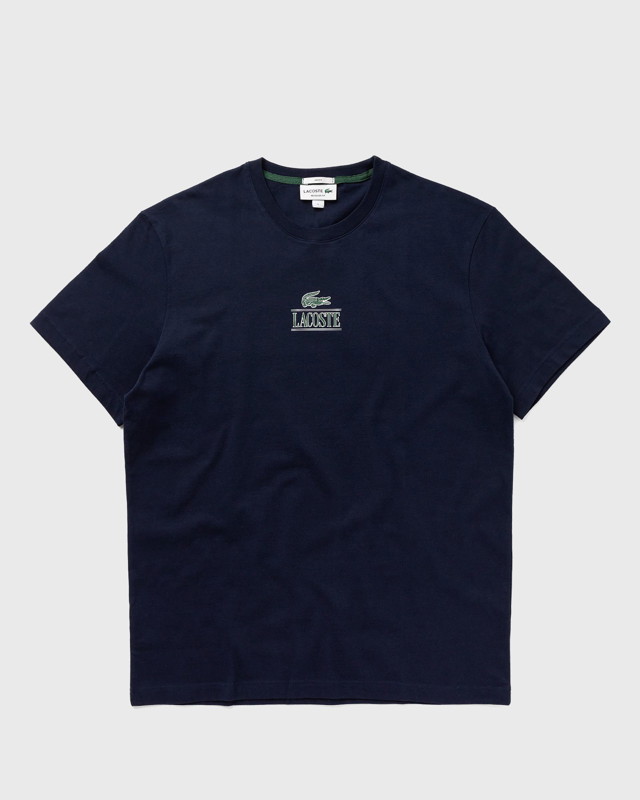 Póló Lacoste Regular Fit Cotton Jersey Branded Tee Sötétkék | TH1147-166