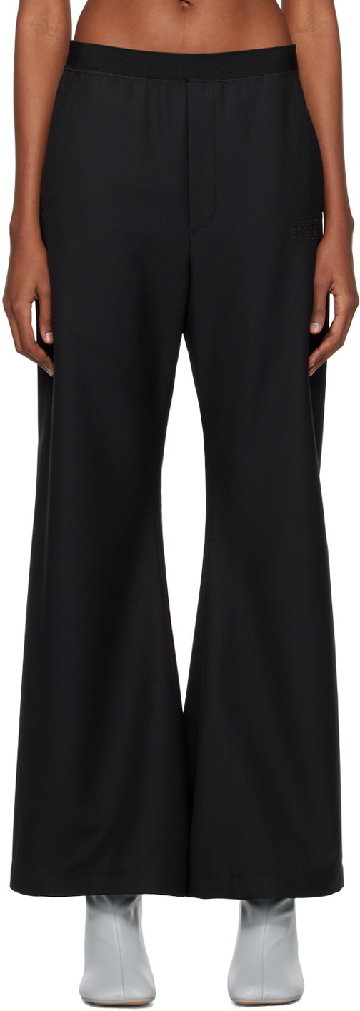 Nadrág Maison Margiela MM6 Elasticized Trousers Fekete | S52KA0487 S78357