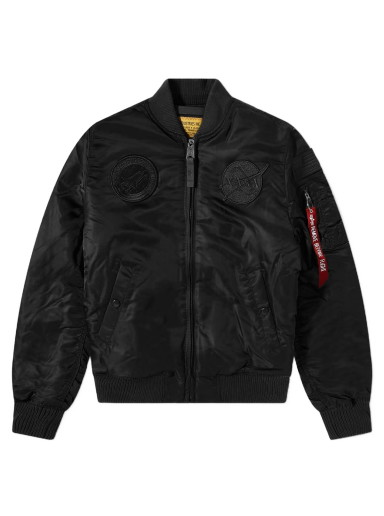 Dzsekik Alpha Industries MA-1 VF NASA Fekete | 166107-404