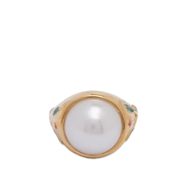 Gyűrűk Casablanca Pearl Signet Ring Bézs | JW-088-01