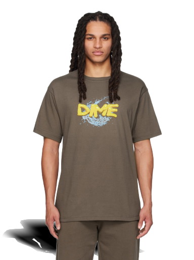 Póló Dime Splash T-Shirt Barna | DIMESU2325DRI