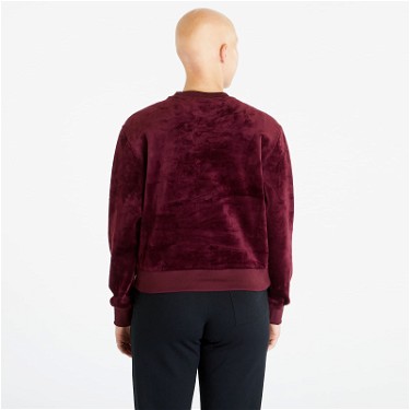 Sweatshirt adidas Originals Premium Essentials Velour Sweatshirt Maroon Burgundia | IL5745, 3