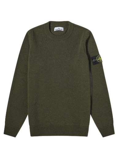 Pulóver Stone Island Reverse Seam Lambswool Crewneck Zöld | 7915508-V0058