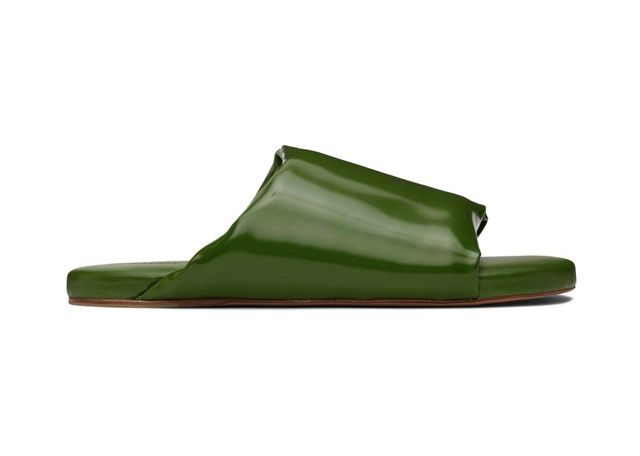 Sneakerek és cipők Bottega Veneta Cushion Slides Jalapeno W Zöld | 729892 V2LR0 3653