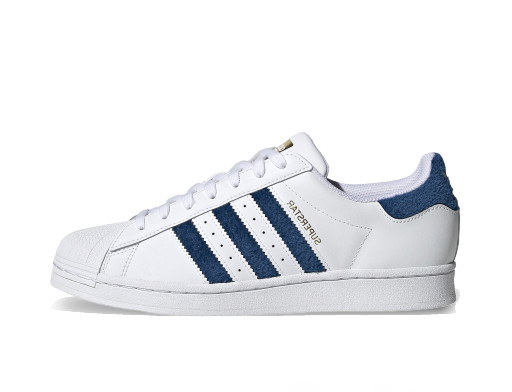Sneakerek és cipők adidas Originals Superstar Chenille Stripes Cloud White Blue Fehér | H00189