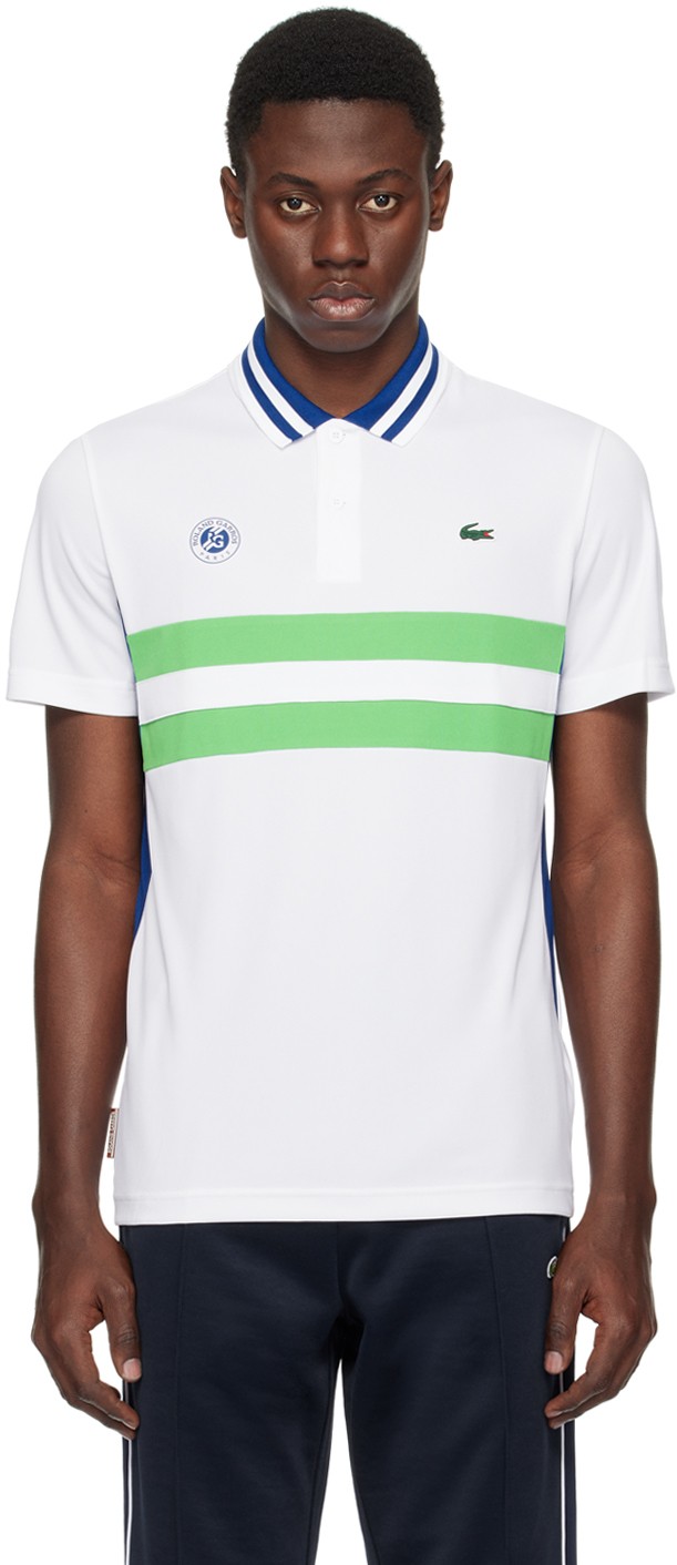 White Roland Garros Edition Polo