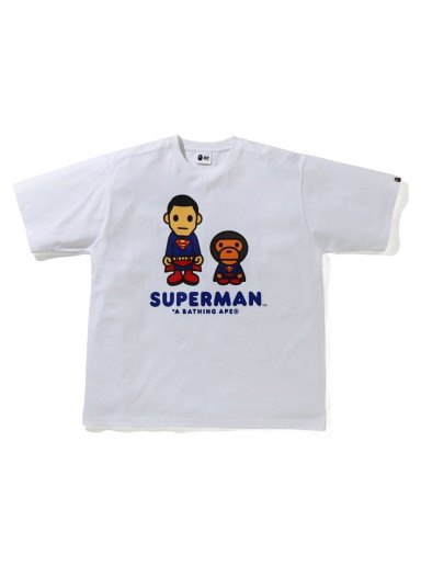 Póló BAPE DC x Baby Milo Superman Relaxed Fit Tee Szürke | 2H23-110-903