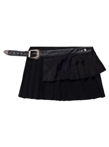 Szoknya Andersson Bell Birdie Double Pleats Skirt Fekete | APA662W-BLACK