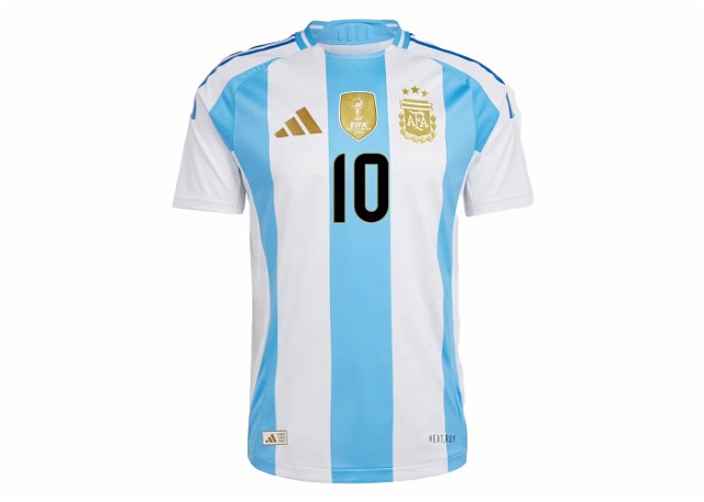 Sportmezek adidas Performance Argentina 2024 Messi Home Authentic Jersey White/Blue Burst Kék | JN1505