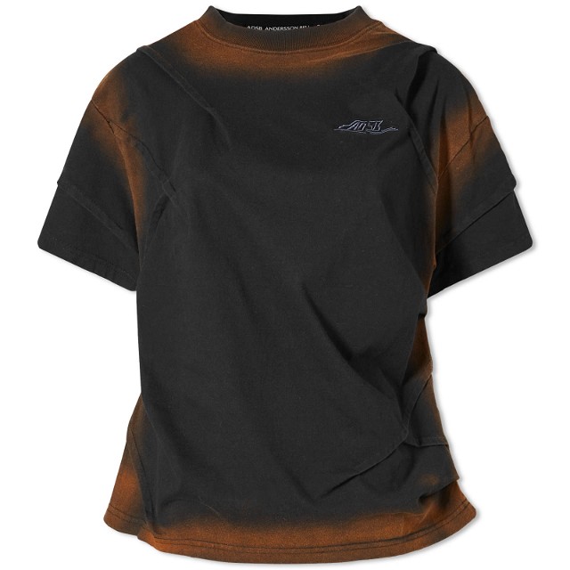 Póló Andersson Bell Mardro Gradient T-Shirt Fekete | ATB1079M-BLACK